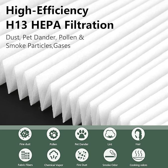 Air400 Replacement Filter for Bissell Air400, 2 H13 True HEPA