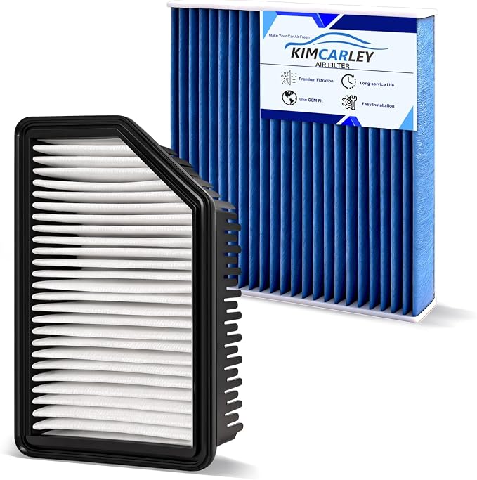 1pc Cabin & 1pc Engine Air Filter Kit Accessories