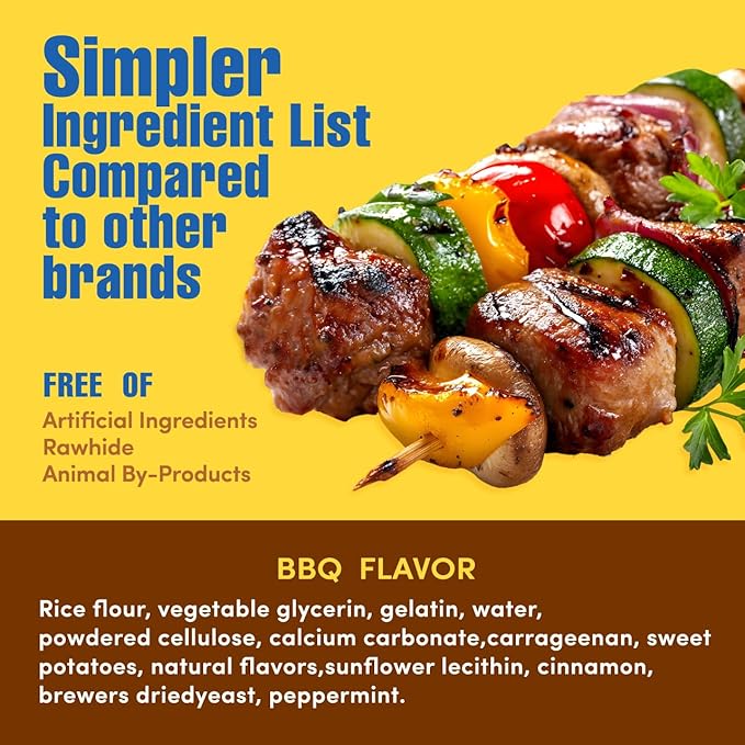 N-Bone Quado Interactive Treat, BBQ Flavor, Medium, 2.8oz