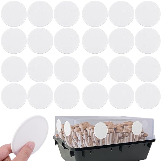 24 Pcs 2.5" Monotub Adhesive Filter Disks-2MM Thick Monotub Filter