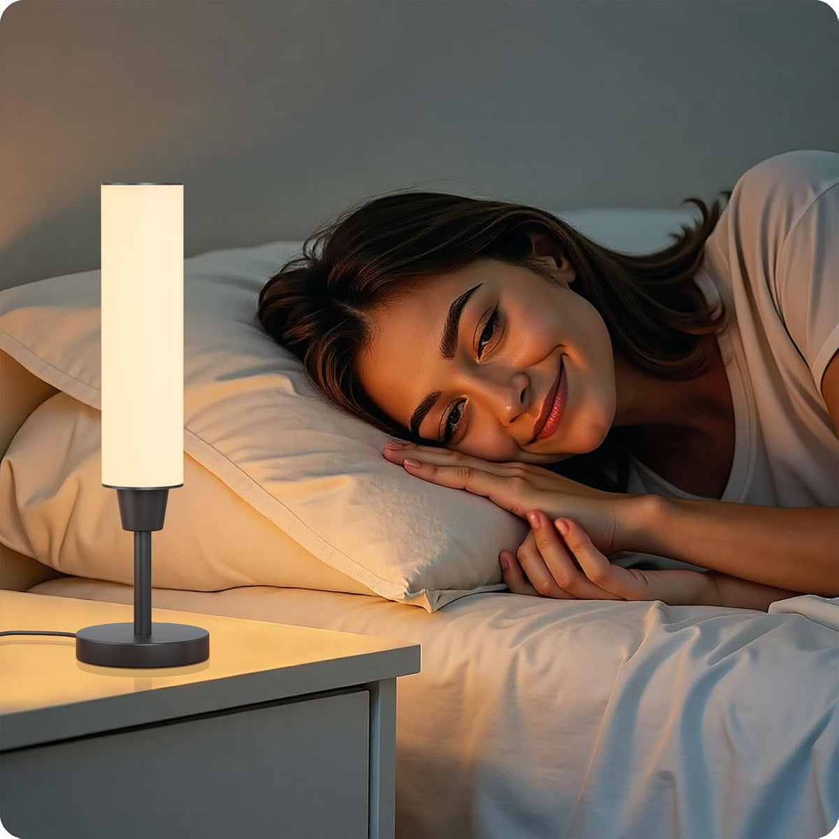 Nukanu Table Lamp with Remote, Black