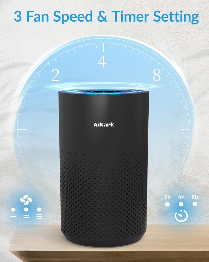 Air Purifiers for Home Bedroom, ADTARK Air Cleaner