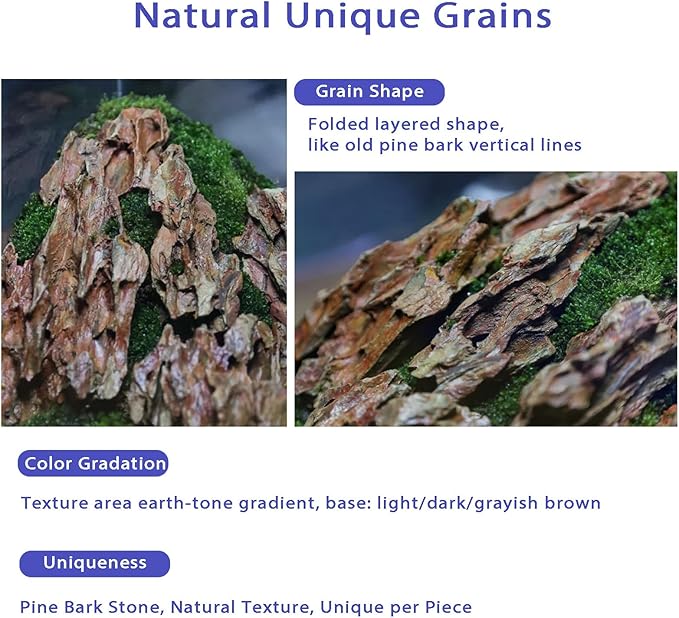 kecilke Aquarium Rocks Dragon Stone 2-4 inches Fish Tank Rocks for Aquariums, Tank Decoration, Landscaping & Amphibian Enclosures-5LB