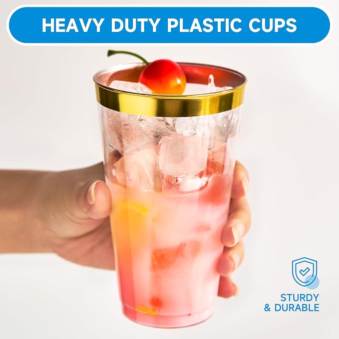 RACETOP 16 oz Disposable Plastic Cups