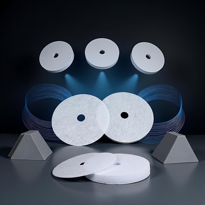 4 Pcs White Cloth Dryer Exhaust Filter,