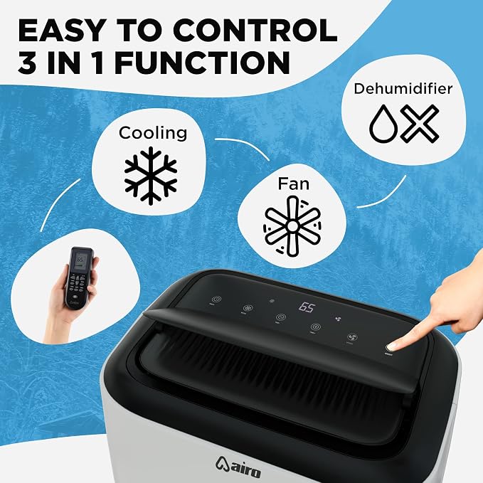 Portable Air Conditioners 8, 000 BTU AIRO COMFORT, AC Unit Floor Standing