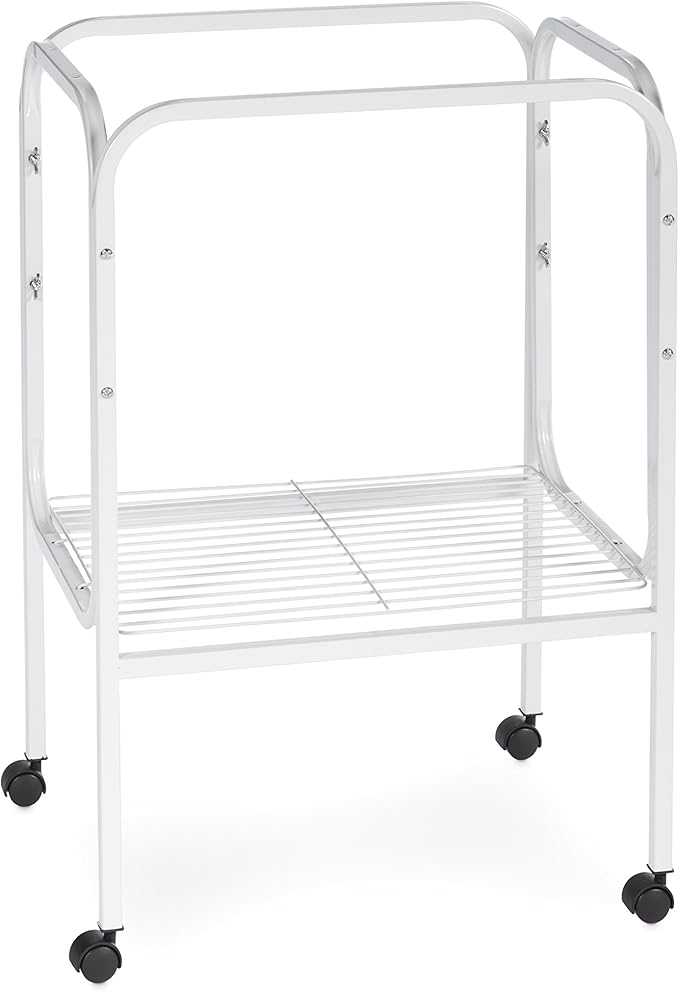 Prevue Pet Products Bird Cage Stand with Shelf, White