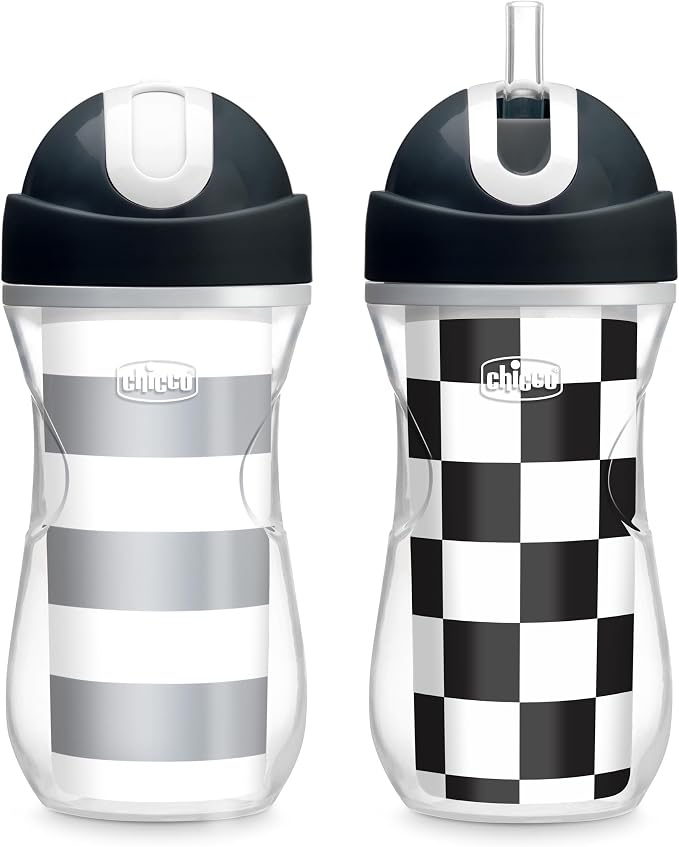 Chicco Insulated Straw Sippy Cup 12+ Months, 9oz Toddler Training Cup