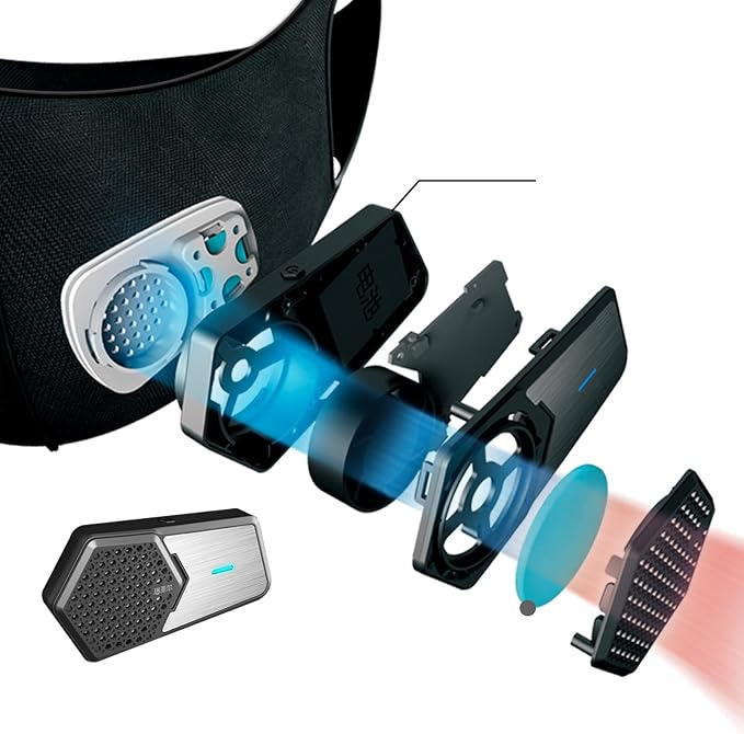 Electrical Mini Portable Rechargeable Air Purifier, Personal Small Wearable Air