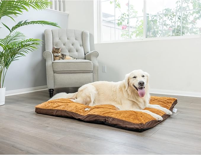 Armarkat Brown Pet Bed, 47-Inch by 36-Inch by 5-Inch