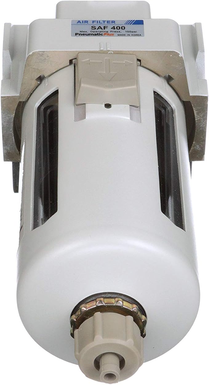 PneumaticPlus SAF400-N04B Compressed Air Particulate Filter 1/2" NPT, 10 Micron