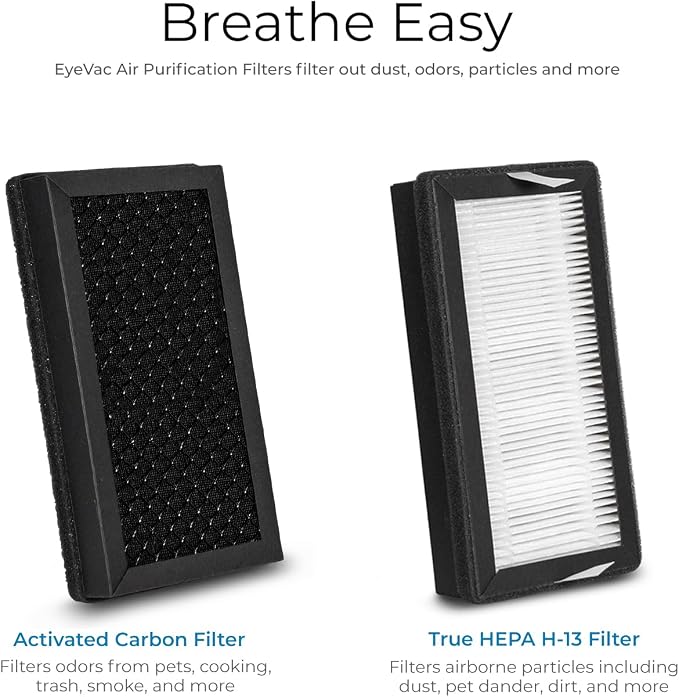EyeVac Air 2-in-1 HEPA Air Purifier & Touchless Vacuum Automatic Dustpan