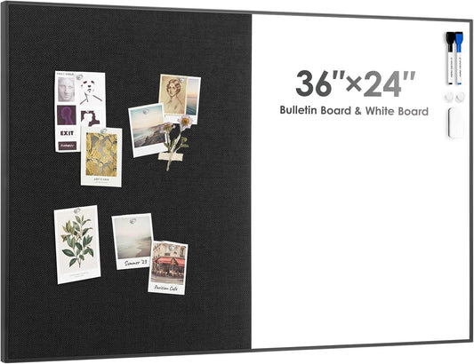 ARCOBIS Cork Board White Board Combo
