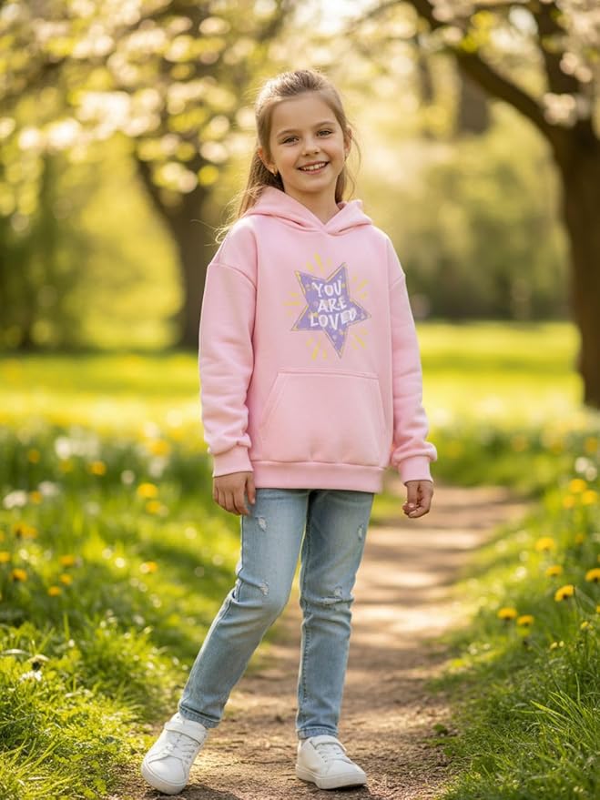 WELAKEN Sweatshirts for Girls Toddler & Kids II Little Girl's Pullover Tops Sweaters & Hoodies