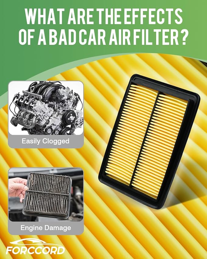2-Pack Engine Air Filter Fits for ROGUE, ROGUE Sport, Qashqai Air Filter