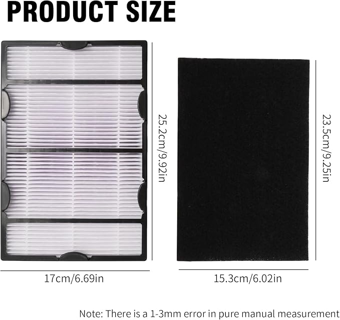 Hopypeyfiy 3 Pack Hapf600 Replacement Filters Kit fit