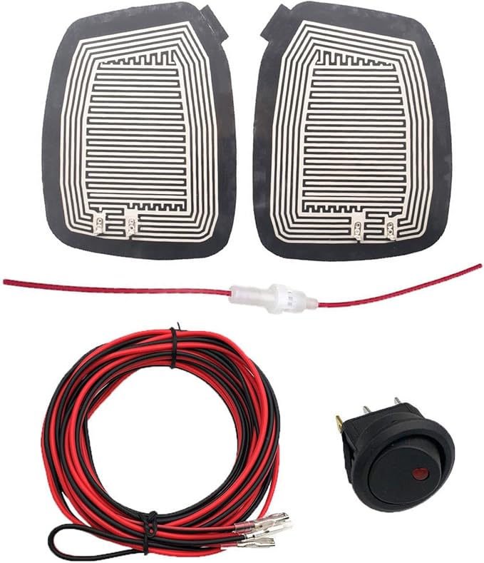 12V Car Rear Mirror Heater, Electric Glass Heating Demister Fast Heat Side