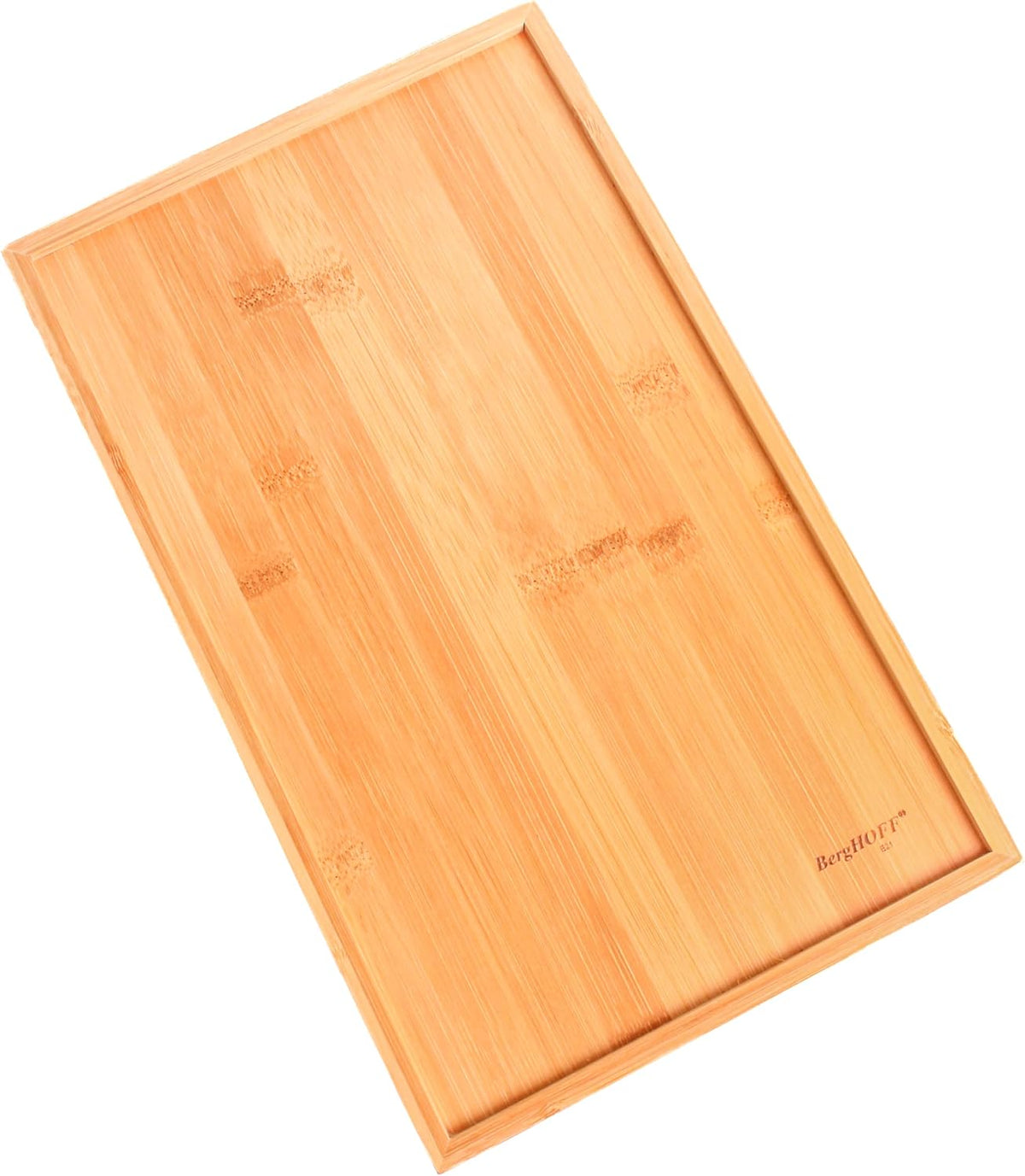 Berghoff Bamboo Kitchen Drawer Organizer, 5 Slot, 13.5"x8.25" Flatware Tray