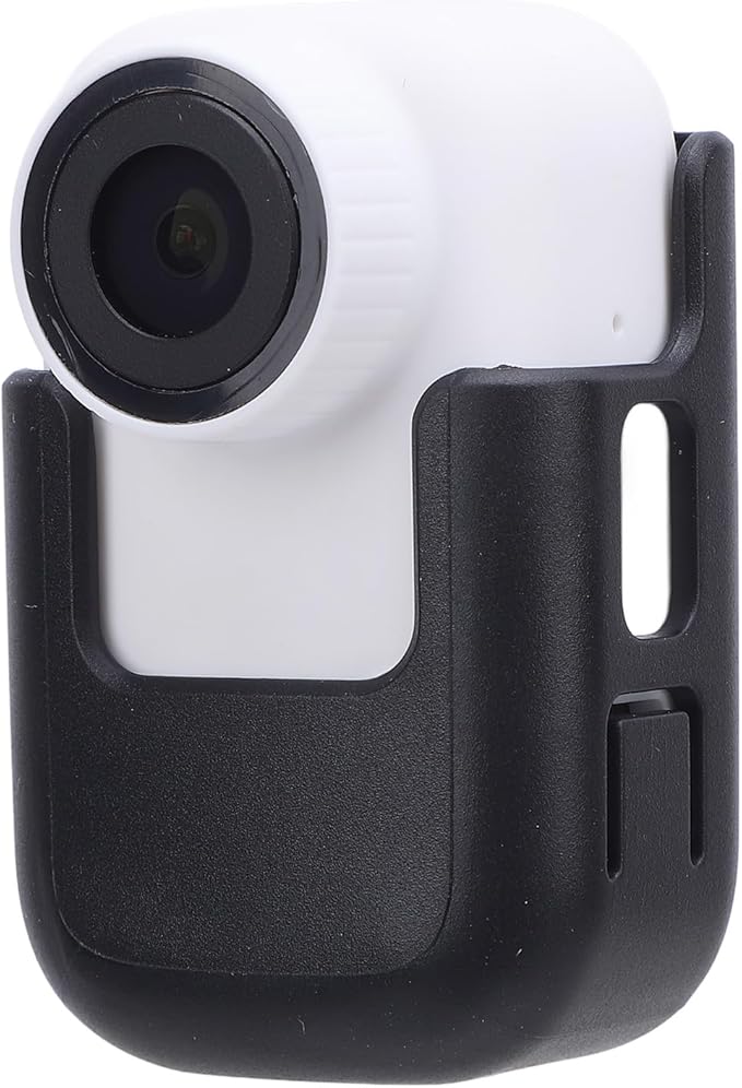 Pet Body Worn Camera, Water Portable HD Wearable Body Cam with Multiple Functions, for Cats Dogs Outdoor Travel Adventures (White)