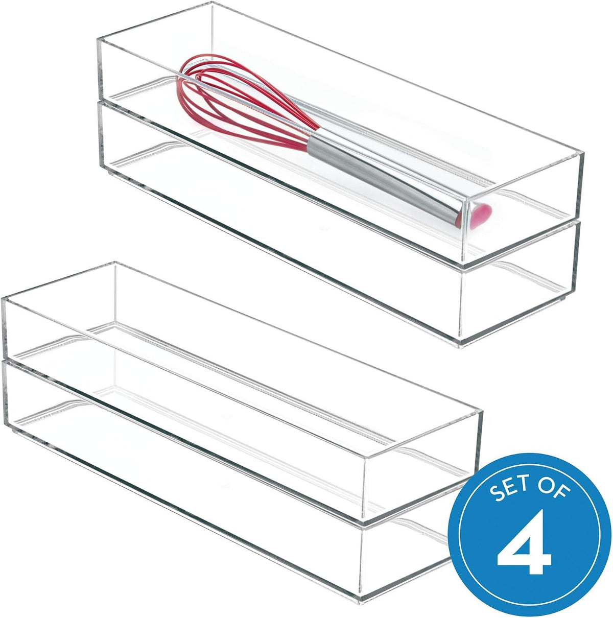iDesign Drawer Organization, Large, Set of 4