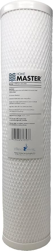 Home Master Whole House 4-Layer Sediment 25 to 1 Micron, Radial Flow GAC Carbon