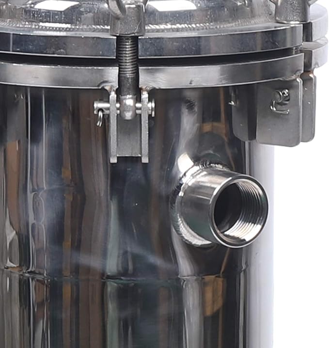 304 Stainless Steel Bag Filter Housing, Industrial Process Filter Housings