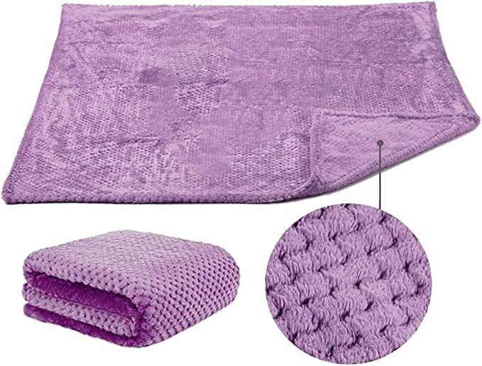 Pet Blanket Warm Soft Dog Blankets Washable Cat Throw Blankets Sofa Bed Couch Furniture Protector Cover for Small Medium Large Dogs Cats, Pink, 24" x 31"