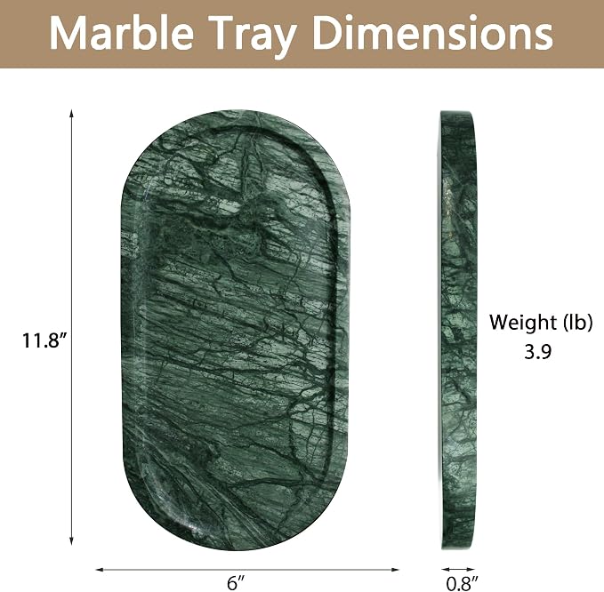 Genuine Real Natural Marble Tray