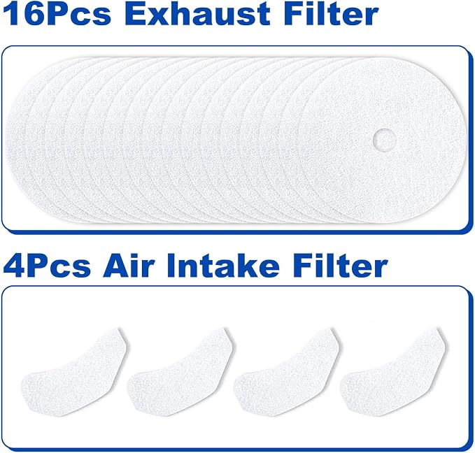 Dryer Intake & Exhaust Vent Filter Set