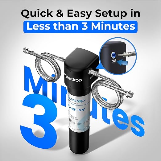 Waterdrop UA-5Y   Under Sink Water Filter System, Ultra Long Life