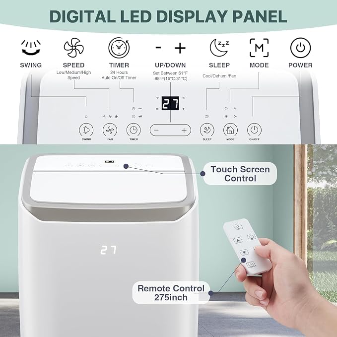 Portable Air Conditioners, 12000 BTU Portable AC