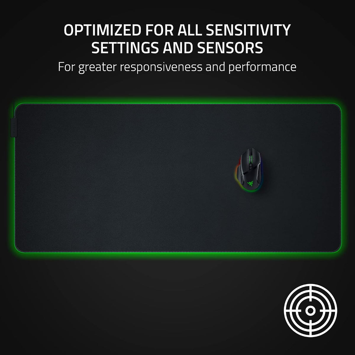 Razer Goliathus Chroma 3XL Gaming Mouse Pad, Black
