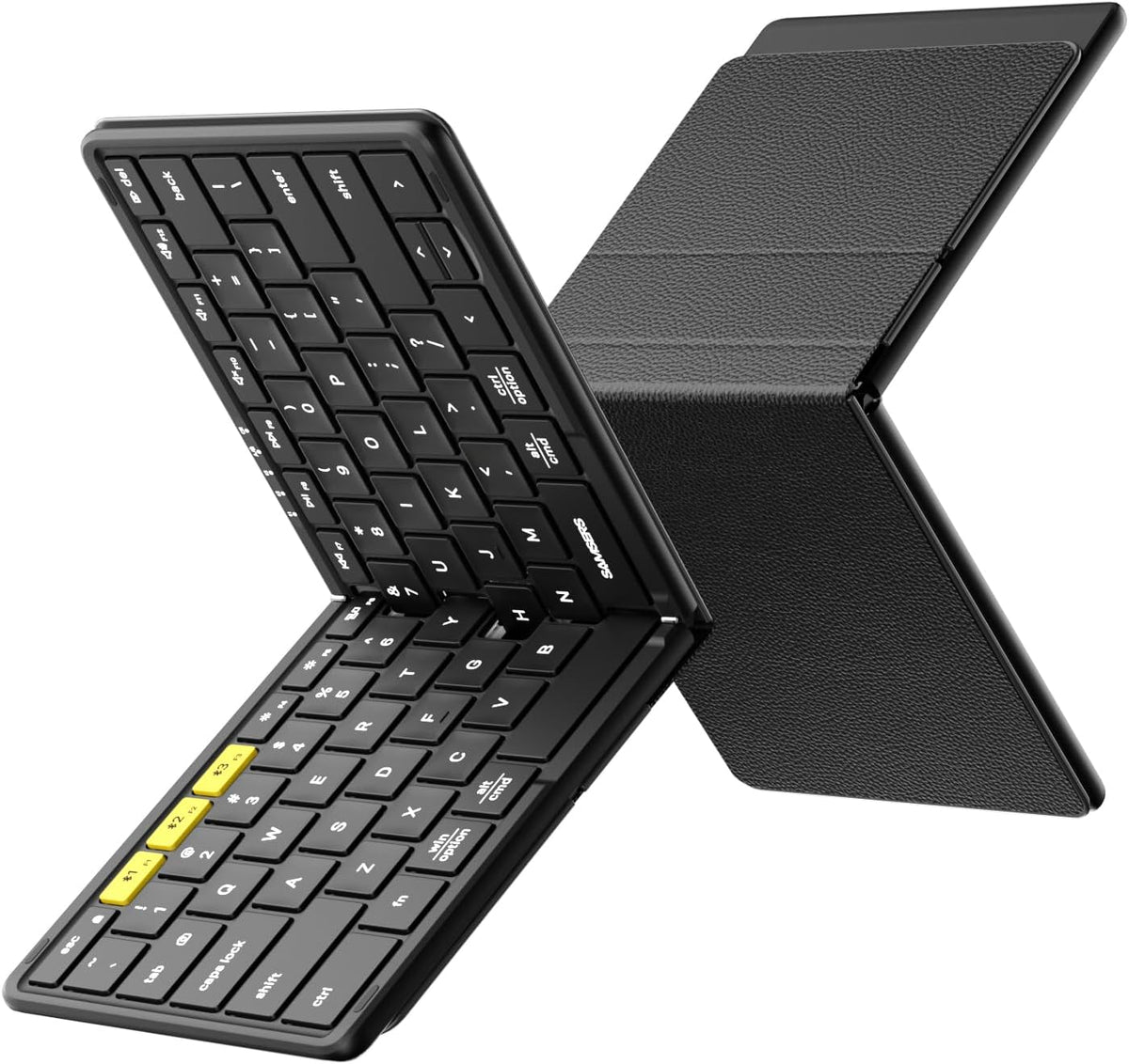 Samsers Full-Size Foldable Bluetooth Keyboard for Laptop Phone Tablet