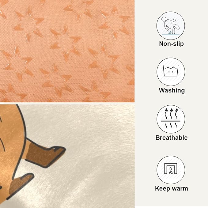 Cute Capybara Pet Bed Cute Dog Bed Mat Absorbing Non Slip Pad Pet Sleeping Mat for Small, Medium, and Large Dogs Puppy Cat 24 in x 18 in