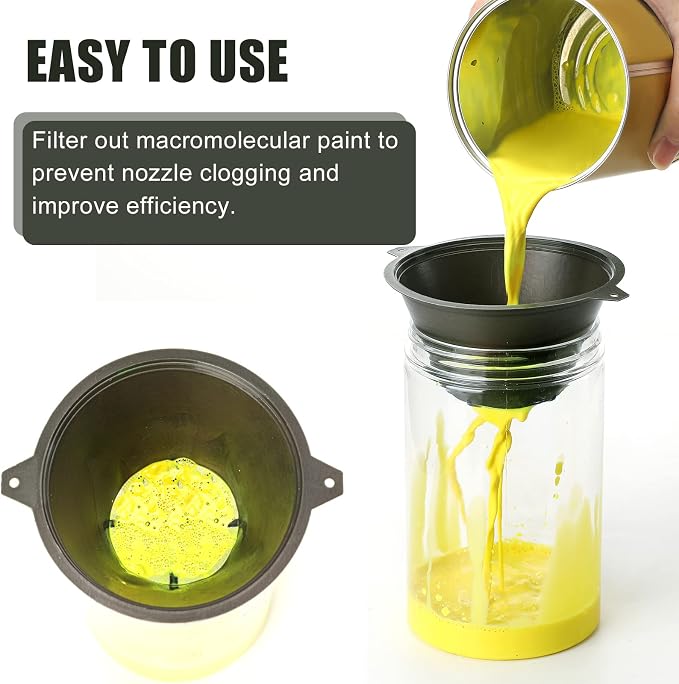 30 Pcs Paint Filter 100 mm Plastic Paint Strainer