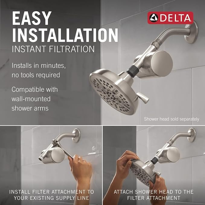 Delta Faucet Clarifi Standard Shower Filter Attachment