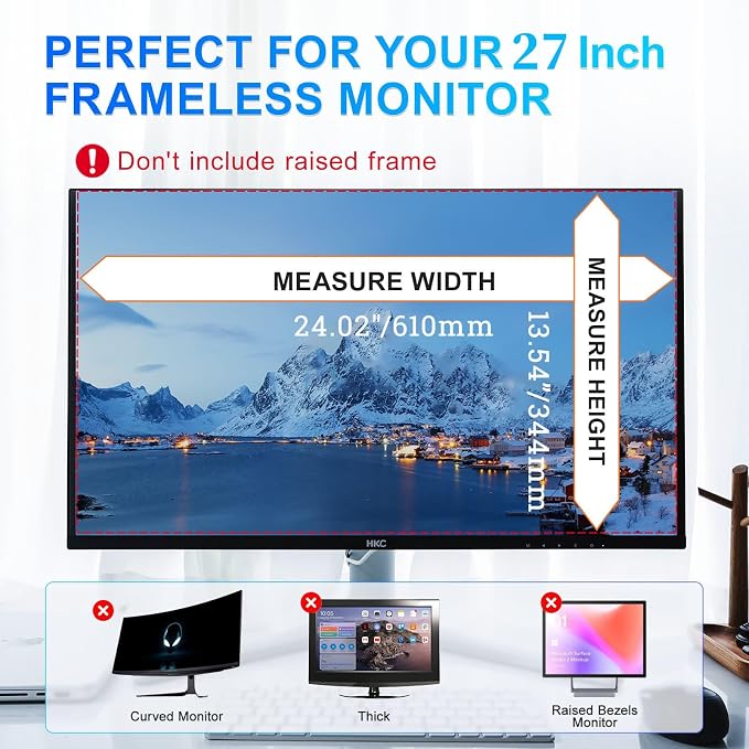 Magnetic 27 Inch Privacy Screen