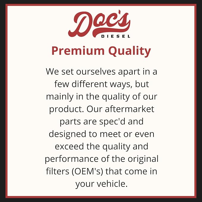 Doc's Diesel Engine Air Filter 6-Pack DPA11885-6 | Compatible