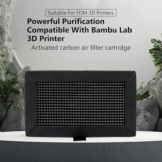 2PCS 3D Printer Activated Carbon Air Filter Cartridge