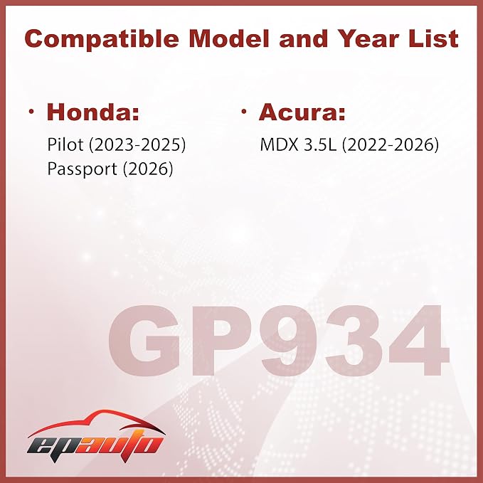 EPAuto GP934 Engine Air Filter Replacement