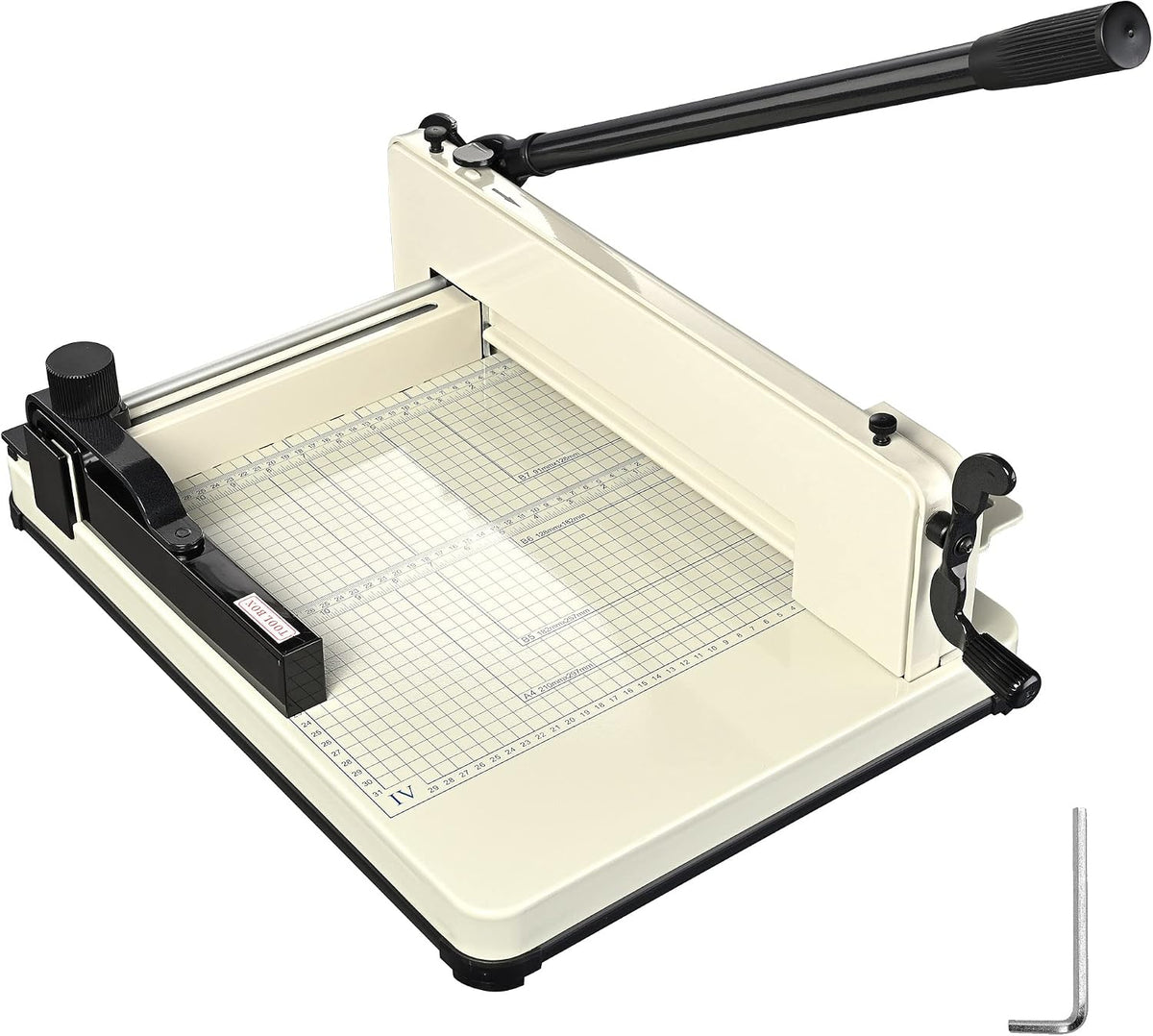 Yescom 12" Paper Cutter Heavy Duty A4-12" Commercial Guillotine 400 Sheets