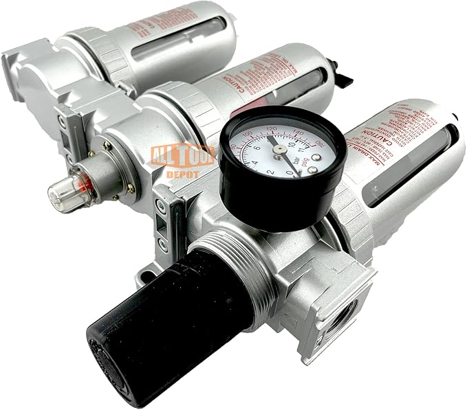 1/2" NPT MID FLOW Filter Regulator Coalescing Desiccant Dryer System