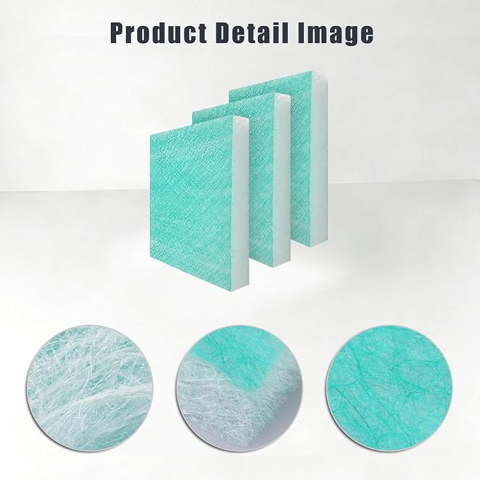 Spray Booth Air Filter Fiberglass Exhaust Green in Paint Booth 15g Green)
