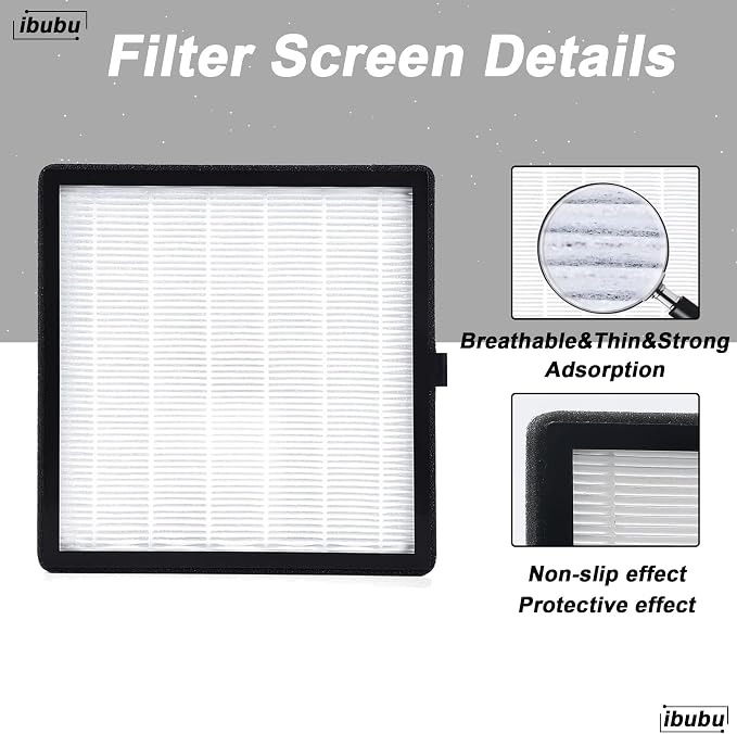 Nail Dust Collector Replacement Filters, 1 Pack Nail Tech Dust Collector Filter