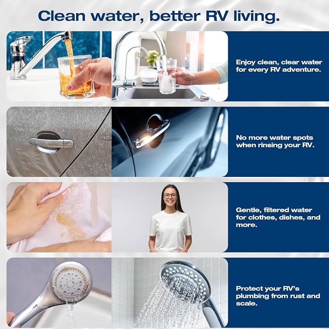 H&G Lifestyles RV Water Filter, Iron Filter