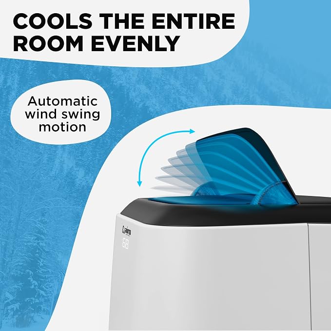 Portable Air Conditioners 8, 000 BTU AIRO COMFORT, AC Unit Floor Standing