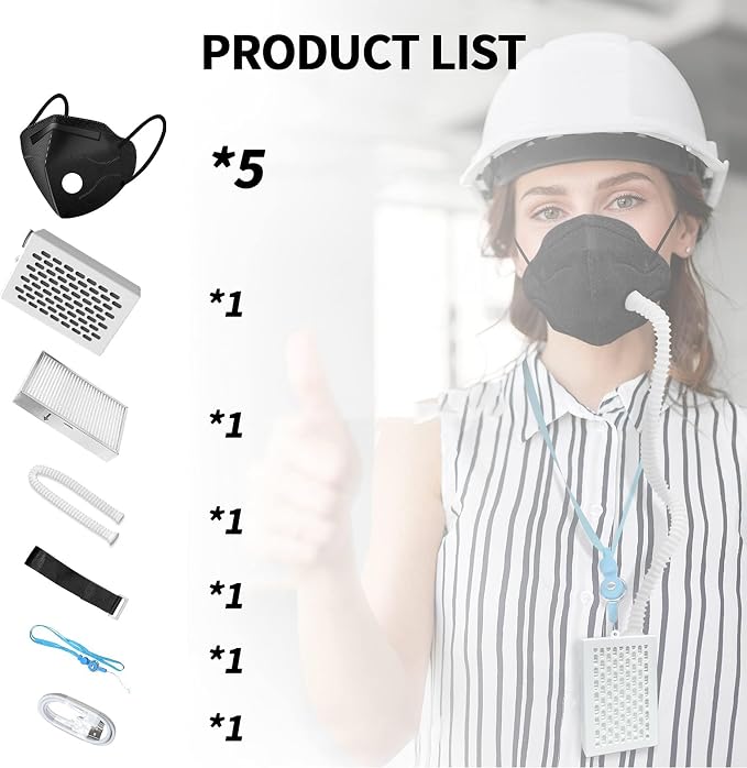 Bwinmak Electric Portable Rechargeable Air Purifier Makes