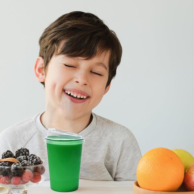 L LIKED 40 Pack 12oz Kids Cups, Spill Proof Party Cups