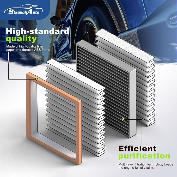 Engine & Cabin Air Filter for 2021 2022 2023 2024 2025 2026 Nissan Rogue Air