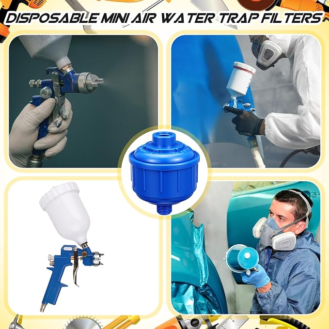Frienda 4 Pcs Disposable Mini Air Water Filters